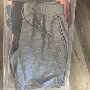 Lululemon athletic Men’s Gray Drawstring Jogger shorts